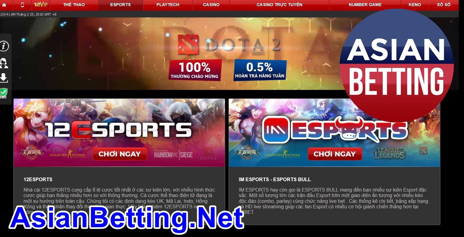 Sản phẩm cá cược esport nhà cái 12Bet