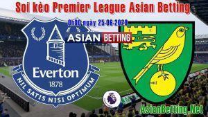 Soi kèo Norwich City vs Everton 2020 (0h ngày 25062020)