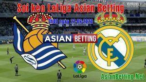 soi kèo Real Sociedad vs Real Madrid 2020 (3h00 ngày 22-06-2020)