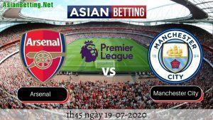 Soi kèo Arsenal vs Manchester City 2020 (1h45 ngày 19-07-2020)