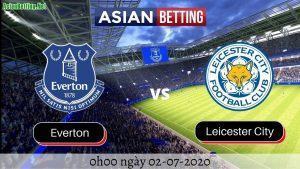 Soi kèo Everton vs Leicester City 2020 (0h ngày 02072020)